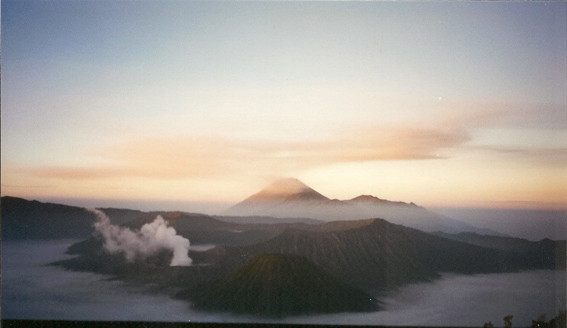 sunrise over Mt Bromo