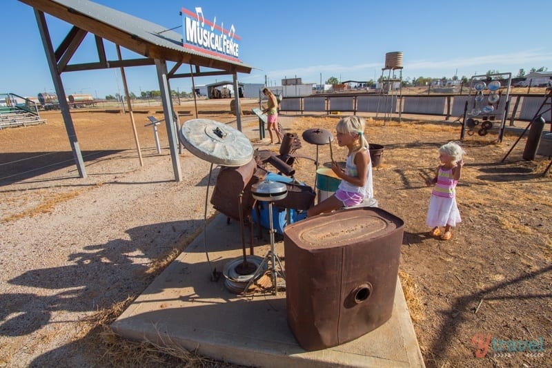 girl playing the drums