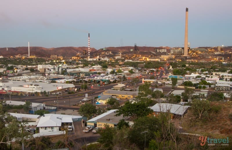 view of Mount Isa town Queensland, Australia