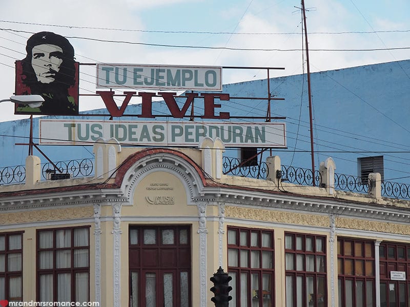 A sign on top of a building