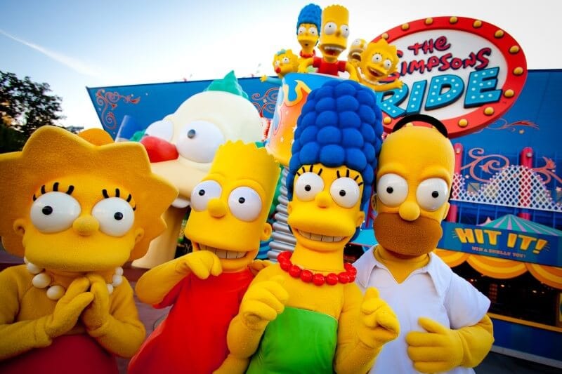 The Simpsons Universal Studios Orlando