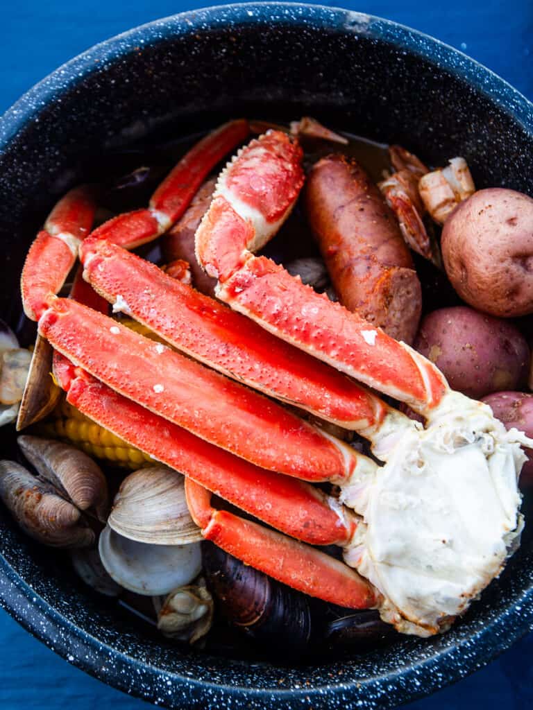 Lobster on a plate.