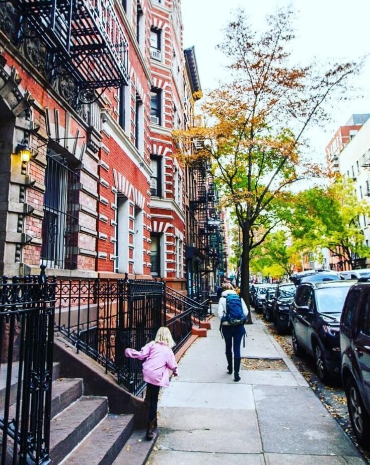 people walking down street in chelsea nyc