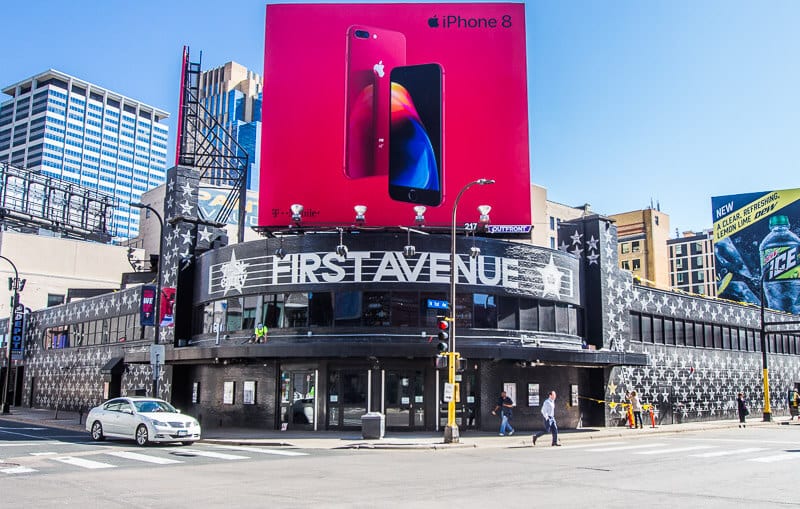 First Avenue bar on corner Minneapolis