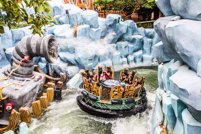 Popeye & Bluto's Bilge Rat Barges ride, Islands of Adventure